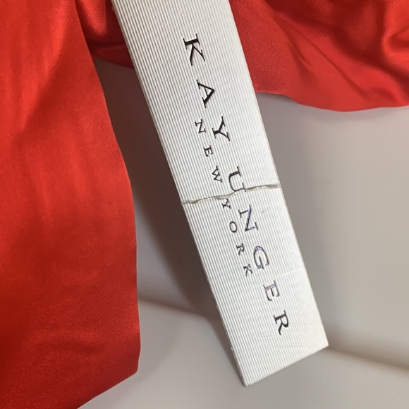 NWT KAY UNGER long evening dress with bow in excellent condition - Picture 10 of 11